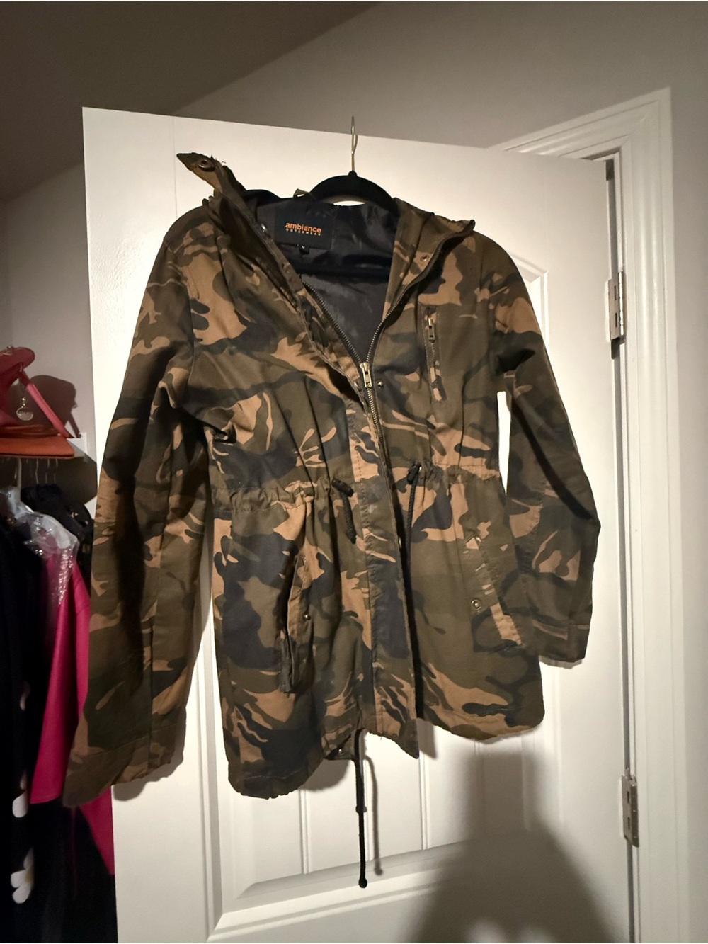 Camo Utility Anorak Jacket - Green Brown Camo